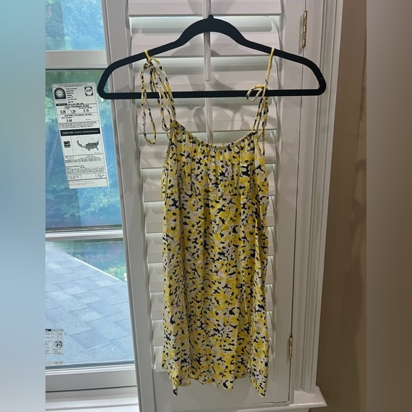 Motel Rocks Yellow and black Floral Spaghetti Strap Dress - Picture 5 of 10